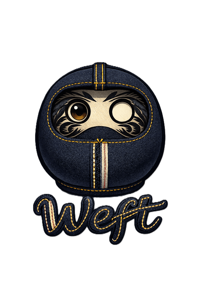 Weft Denim Daruma